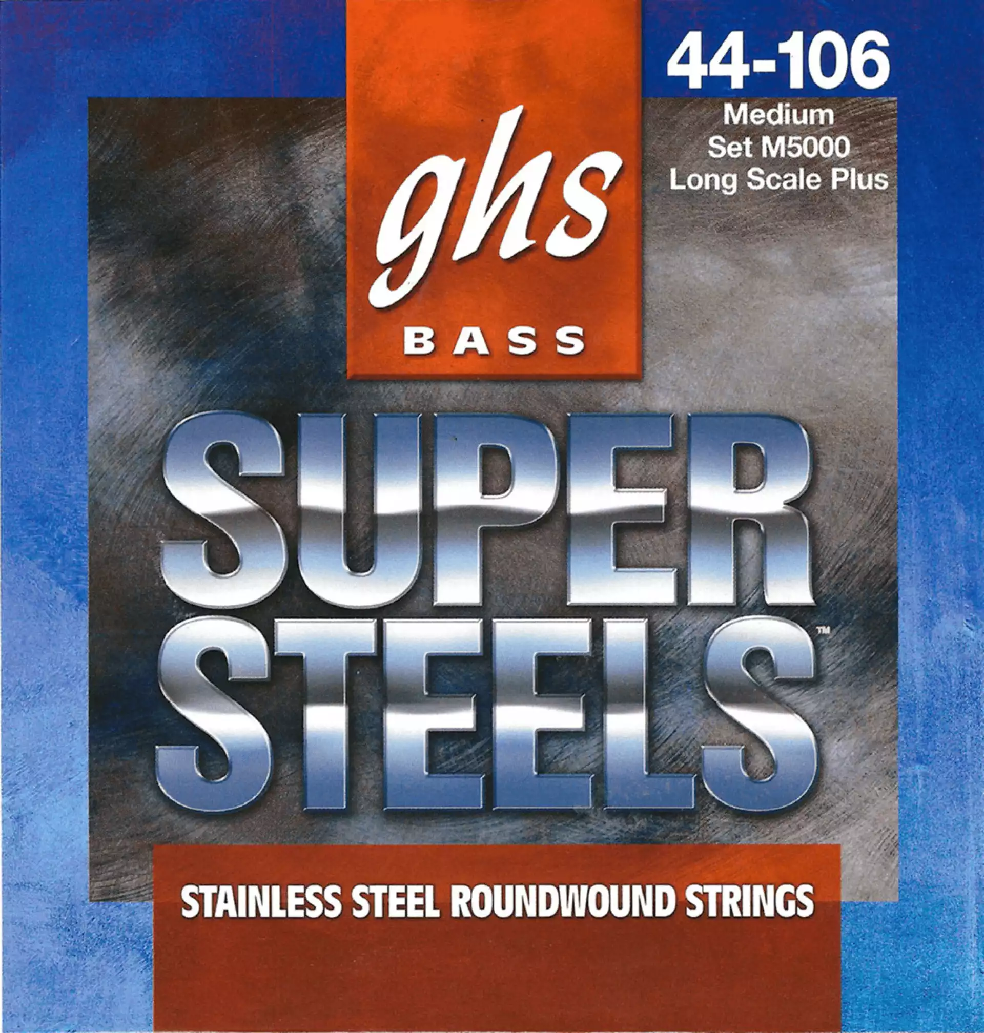 GHS M5000 44-106 Super Steels Bass Long Scale - Žice za bas gitaru
