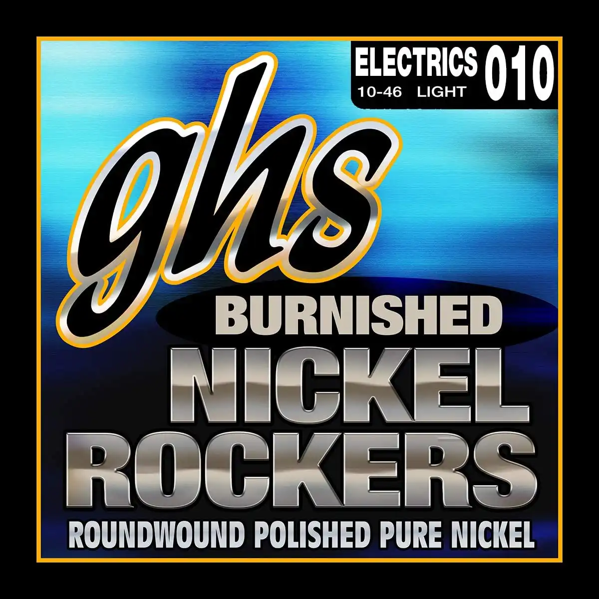 GHS BNR-L 10-46 Burnished Nickel Rockers - Žice za električnu gitaru