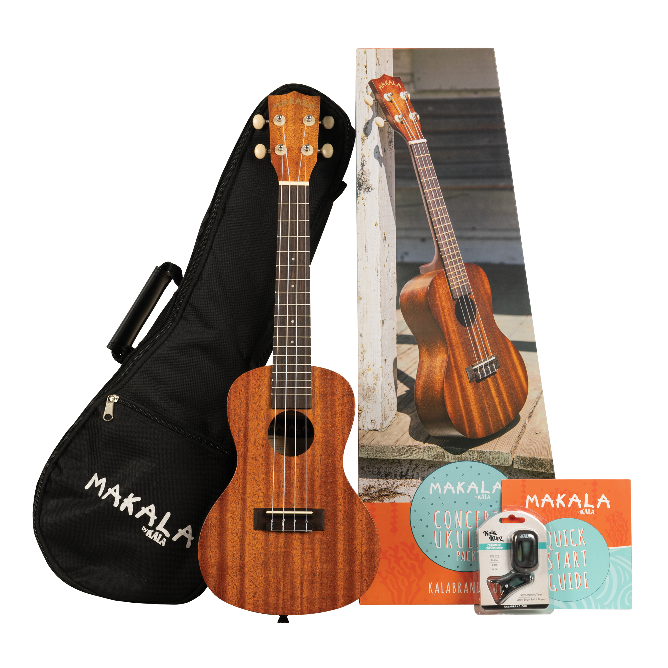 Kala Makala MK-C/PACK 2105 Pack Concert Ukulele 