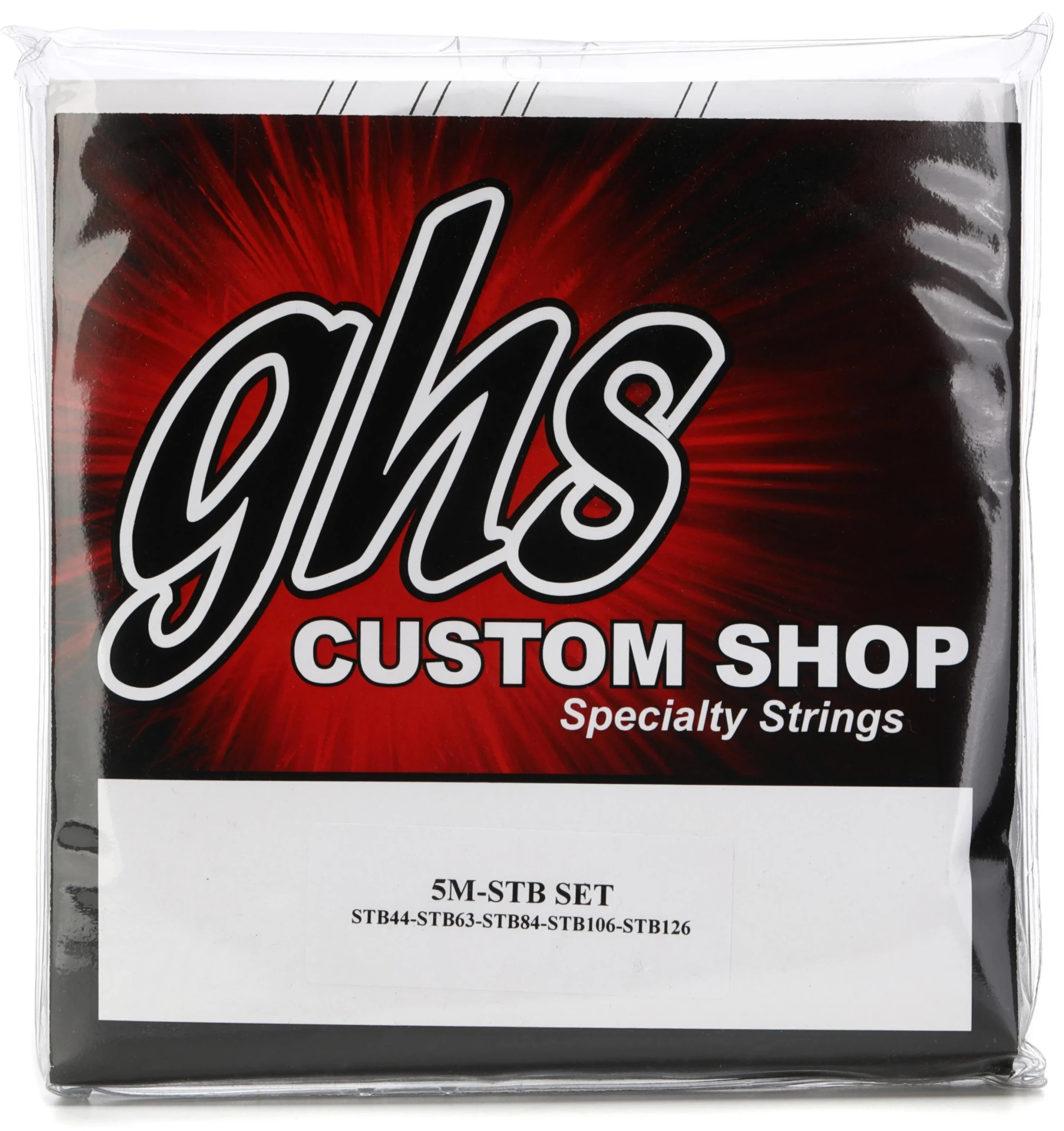 GHS 5M-STB 44-126 Super Steels Bass Long Scale 5-String - Žice za bas gitaru