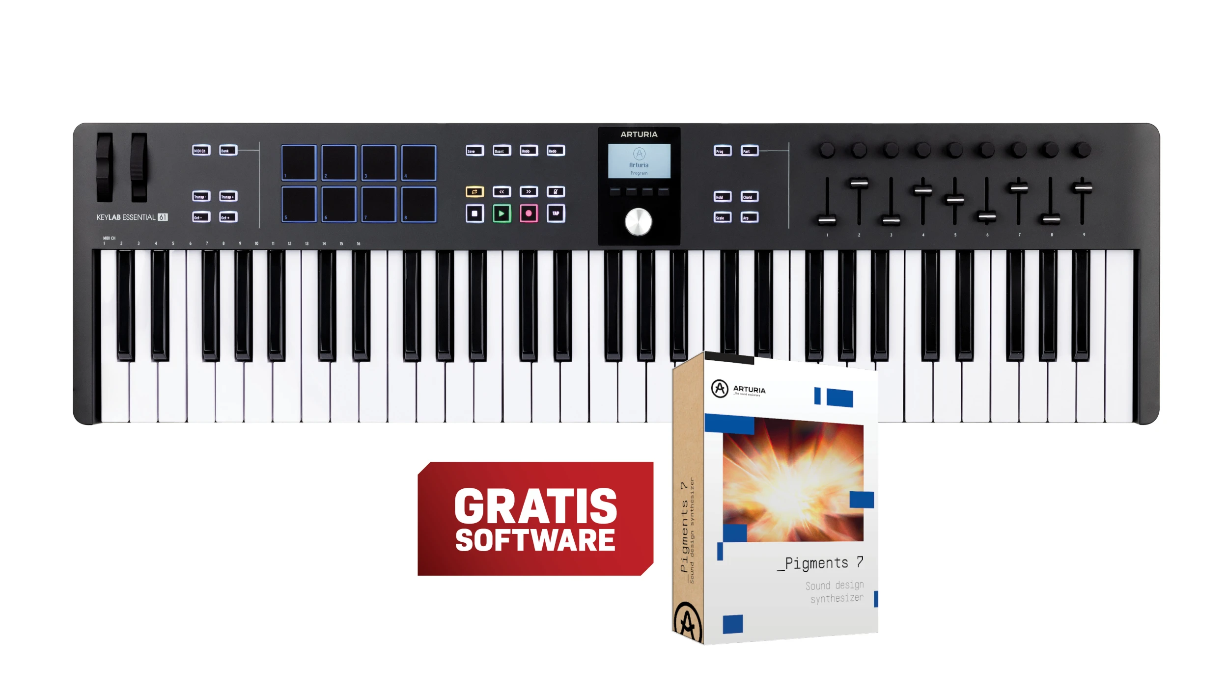 Arturia KeyLab Essential 61 mk3 Black